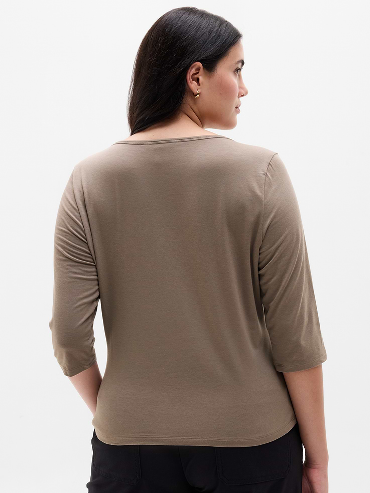 Image number 5 showing, Foundation Midi Sleeve Tee