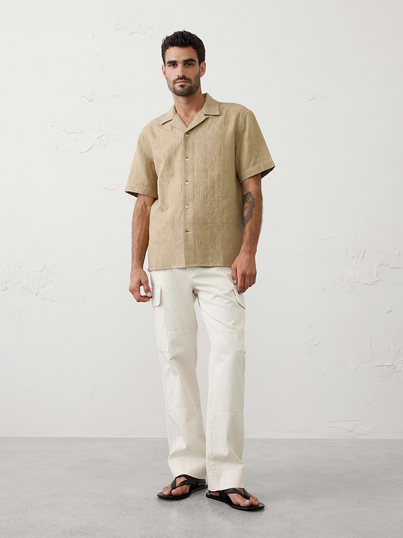 Standard-Fit Coastal Resort Shirt