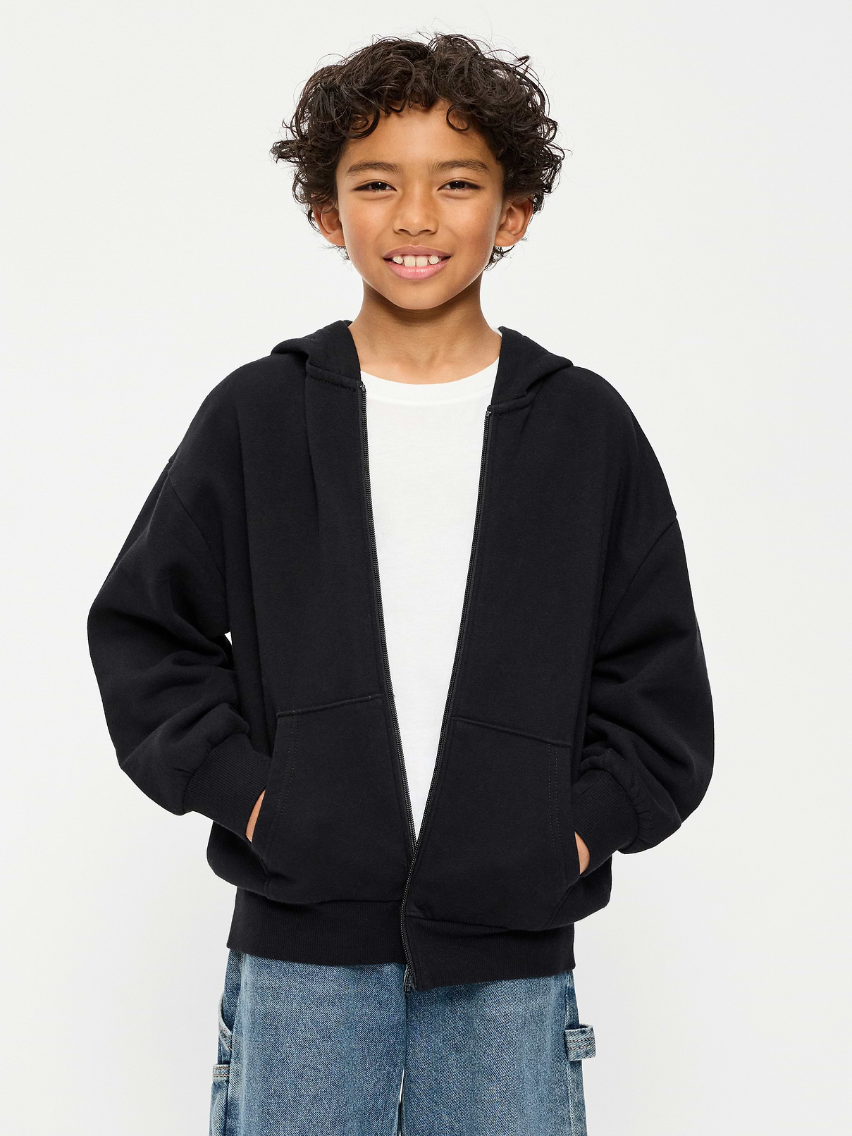 Image number 1 showing, Oversized Zip Hoodie for Boys