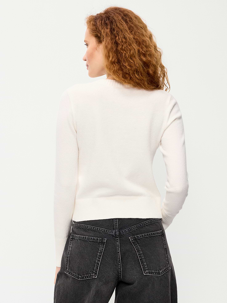 Image number 2 showing, SoSoft Cropped Crew-Neck Cardigan