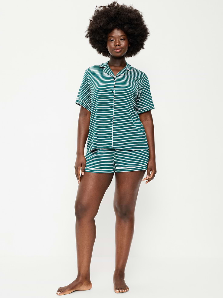 Image number 4 showing, Sunday Sleep Knit Jersey Short Set