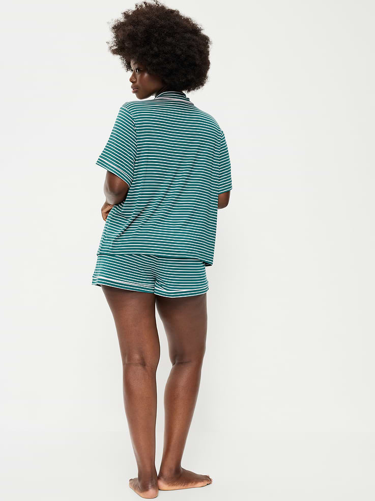 Image number 5 showing, Sunday Sleep Knit Jersey Short Set
