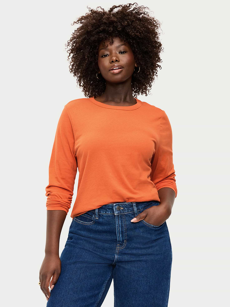 Image number 5 showing, EveryWear Long-Sleeve T-Shirt