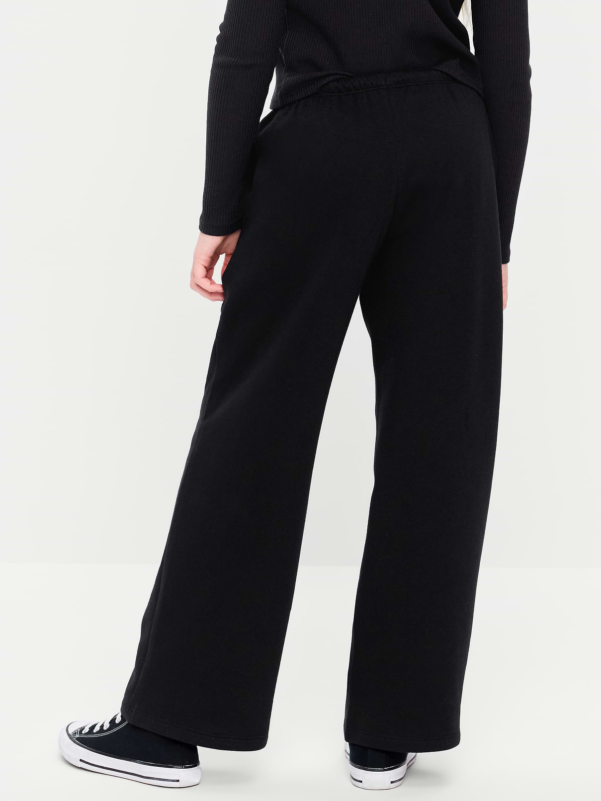 Image number 2 showing, High-Waisted Graphic Wide-Leg Sweatpants for Girls