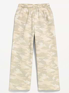 Image number 1 showing, Mid-Rise Baggy Wide-Leg Sweatpants for Girls