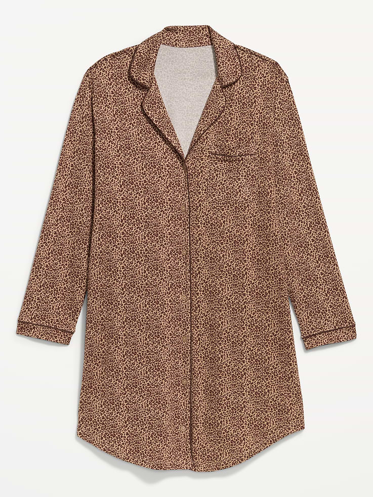 Image number 3 showing, Knit Jersey Sleep Dress