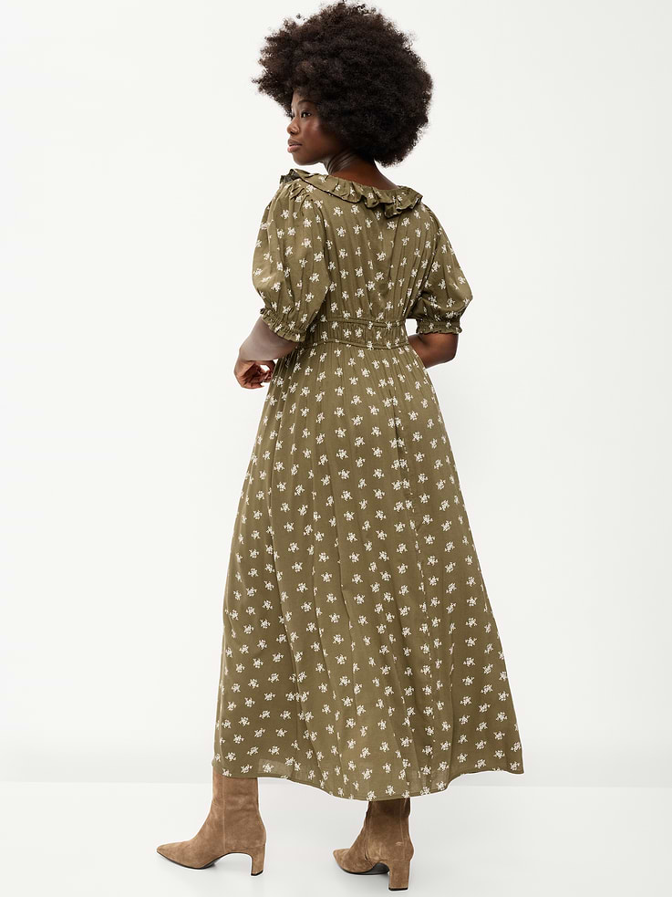 Image number 8 showing, Ruffle-Collar Boho Maxi Dress