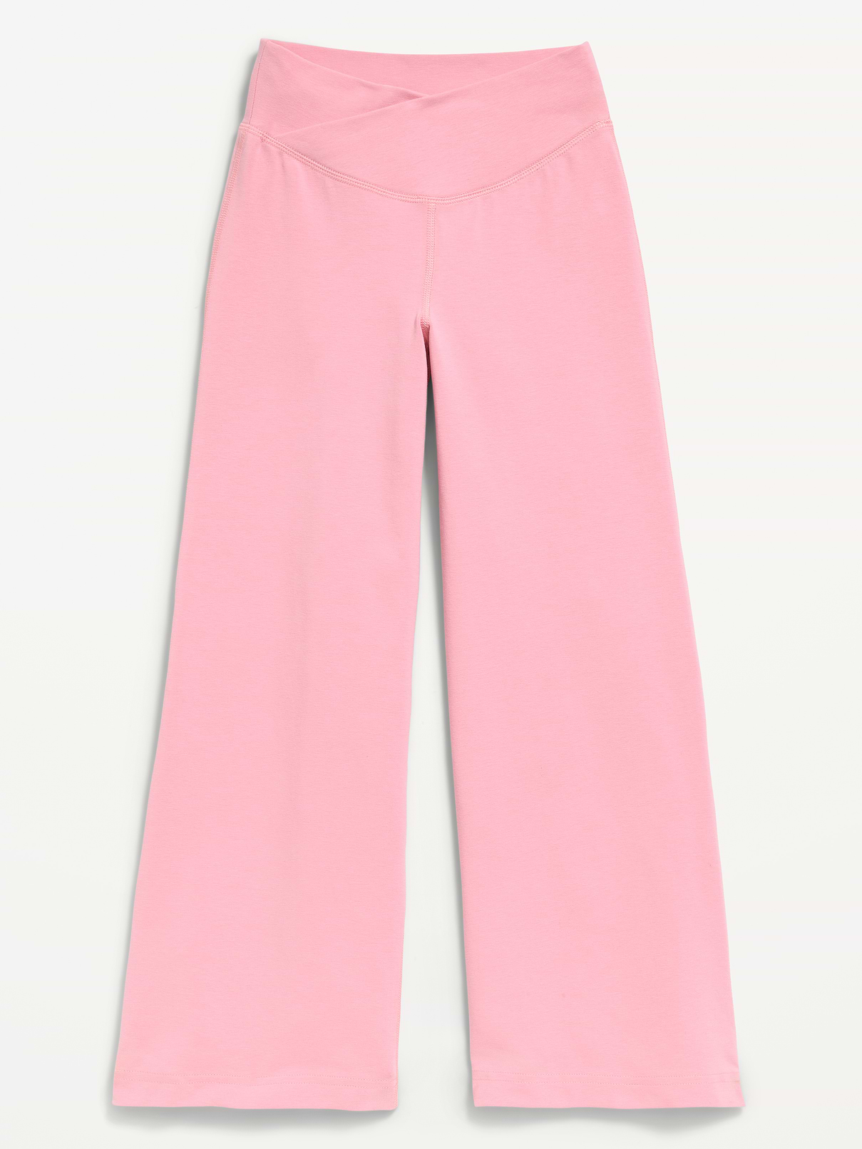 Image number 2 showing, High-Waisted PowerChill Crossover Wide-Leg Pants for Girls