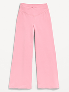 Image number 2 showing, High-Waisted PowerChill Crossover Wide-Leg Pants for Girls