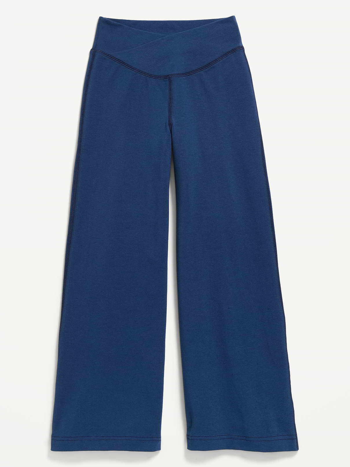 Image number 4 showing, High-Waisted PowerChill Crossover Wide-Leg Pants for Girls