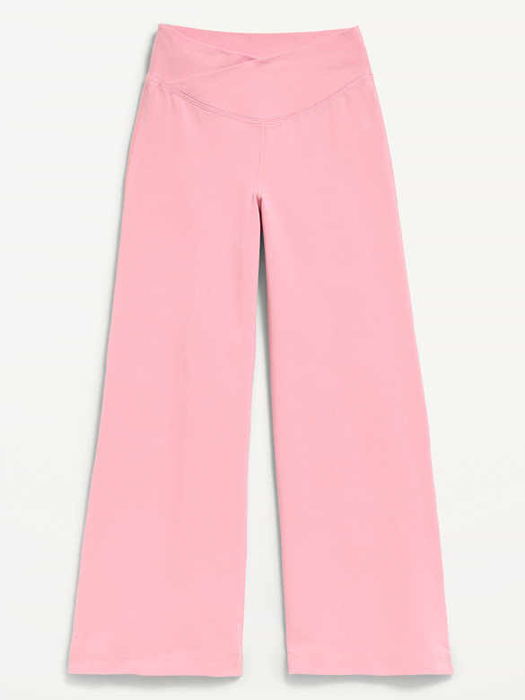 High-Waisted PowerChill Crossover Wide-Leg Pants for Girls