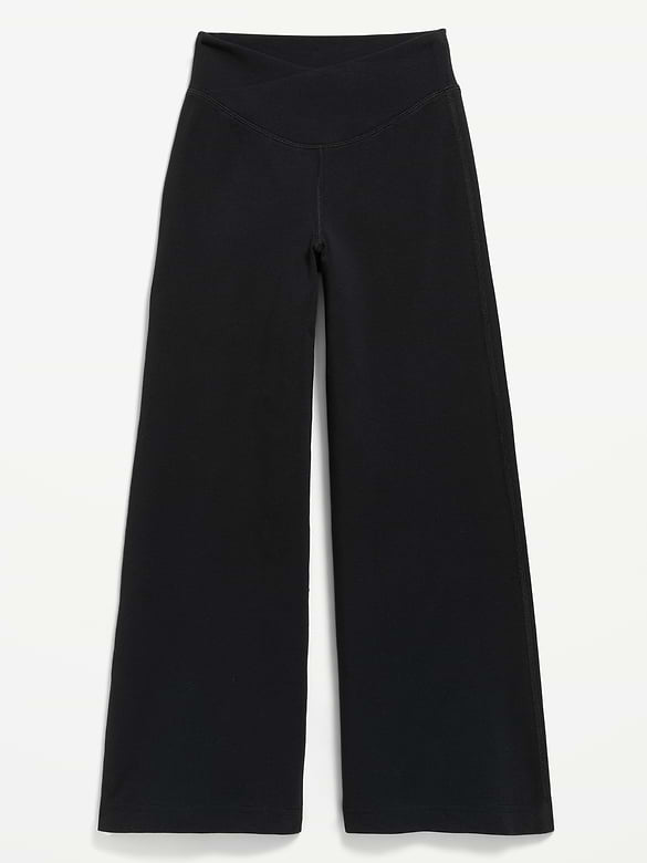 High-Waisted PowerChill Crossover Wide-Leg Pants for Girls
