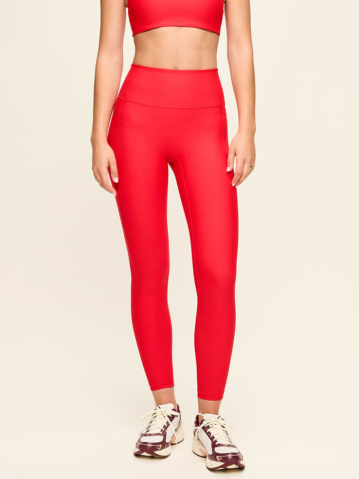 Image number 1 showing, Extra-High Waisted PowerSoft Boundless 7/8 Pocket Leggings – No Front Seam