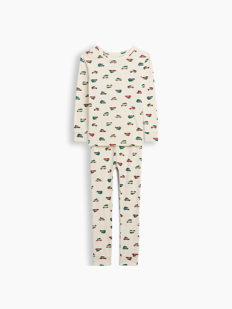 Image number 1 showing, Kids & babyGap X-Mas Tree Print PJ Set