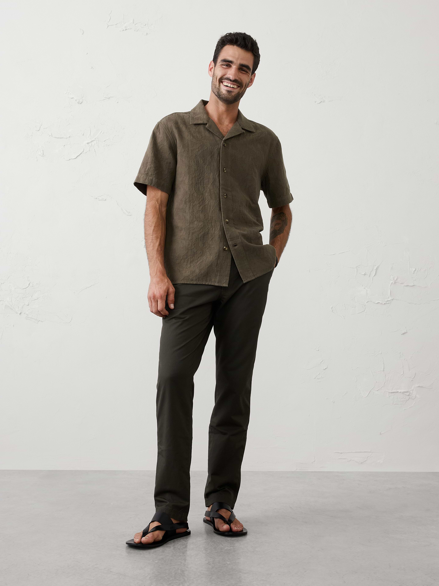 Image number 1 showing, Standard-Fit Coastal Resort Shirt