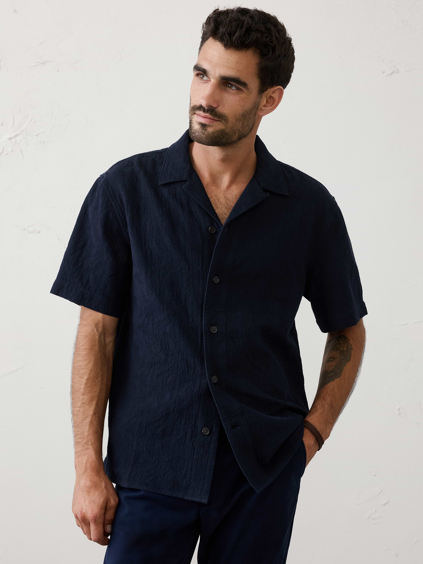 Image number 1 showing, Standard-Fit Coastal Resort Shirt