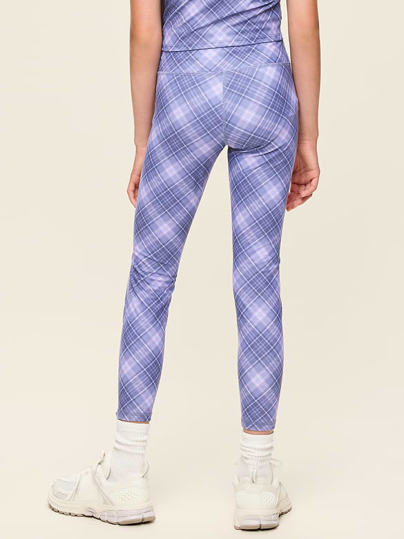 High-Waisted PowerSoft 7/8-Length Side-Pocket Leggings for Girls