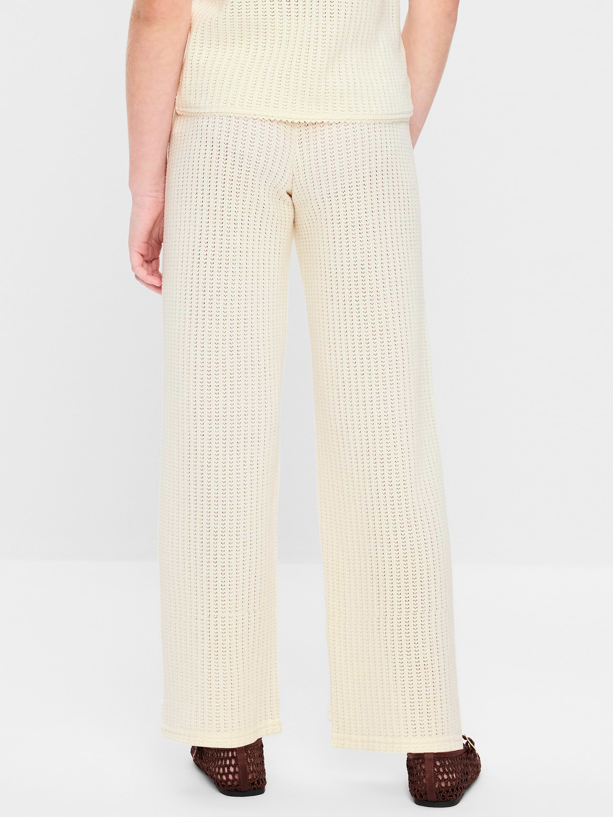 Image number 2 showing, Low-Rise Jacquard Knit Pants for Girls