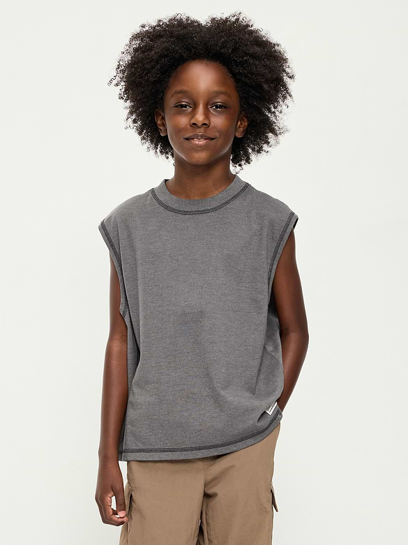 Boxy Muscle Tank Top for Boys