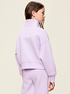 Image number 2 showing, Bounce Fleece Half-Zip Pullover Sweatshirt for Girls