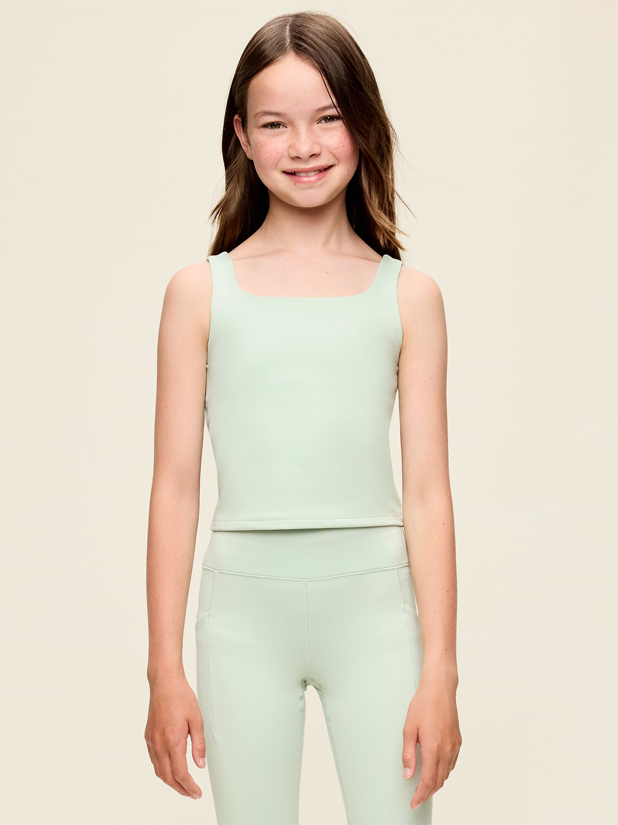 Image number 1 showing, StudioSmooth Longline Sports Bra for Girls