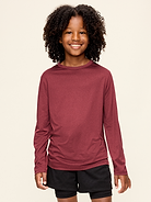 L'image numéro 1 présente T-shirt Performance NuageSport à manches longues pour garçon