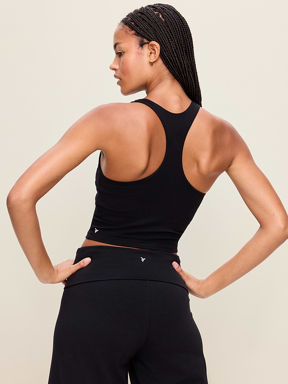 Light Support PowerChill High-Neck Racerback Sports Bra