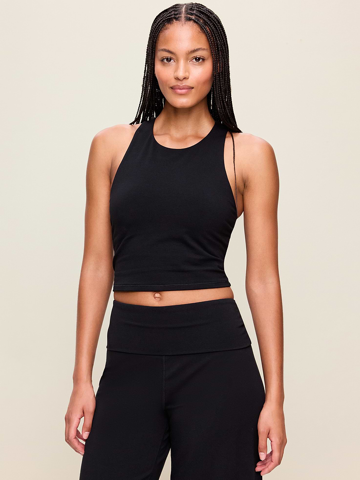 Image number 1 showing, Light Support PowerChill High-Neck Racerback Sports Bra