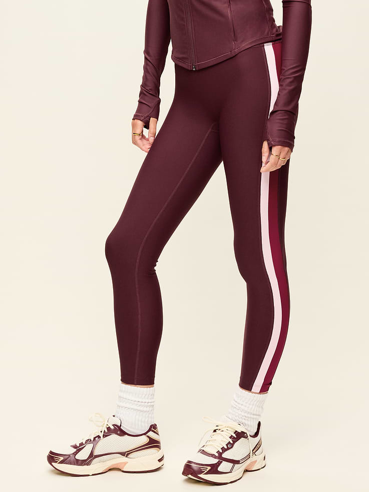 Image number 1 showing, High-Waisted PowerSoft Boundless 7/8 Pocket Leggings – No Front Seam