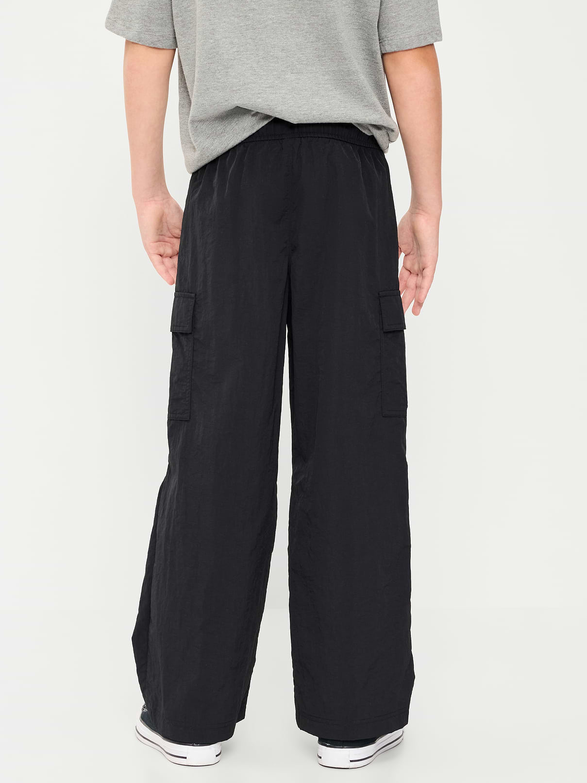 L'image numéro 2 présente Pantalon cargo coupe très généreuse à taille extensible pour Garçon
