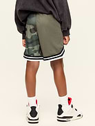 Image number 2 showing, Knee Length Mesh Basketball Shorts for Boys