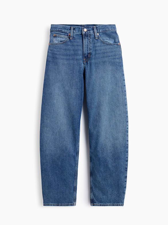 High Rise Barrel Jeans