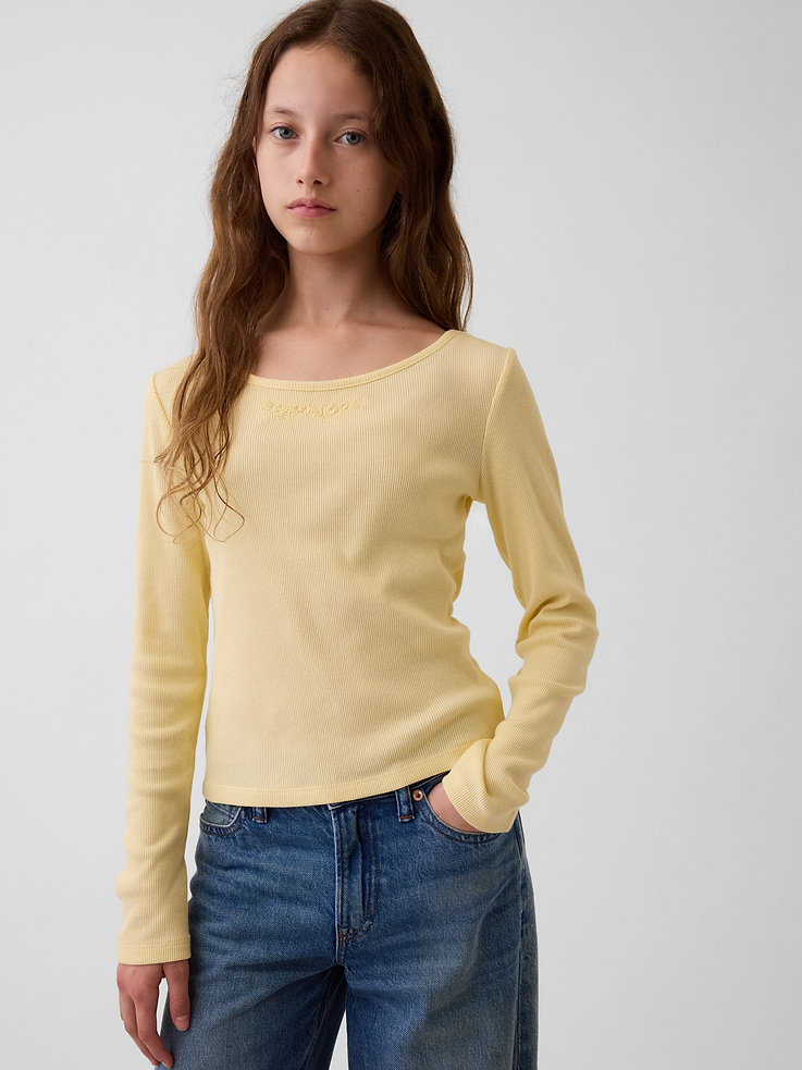 L'image numéro 1 présente T-shirt côtelé pour Enfant