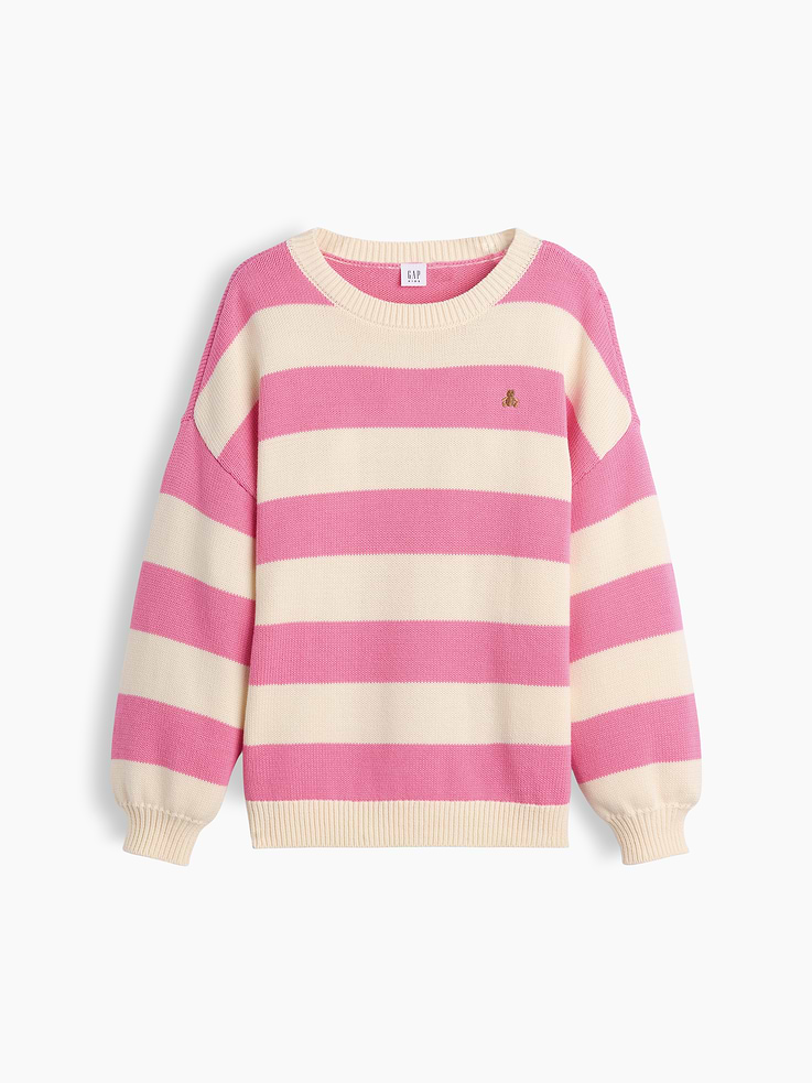 Image number 2 showing, Kids 100% Cotton Oversized Sweater