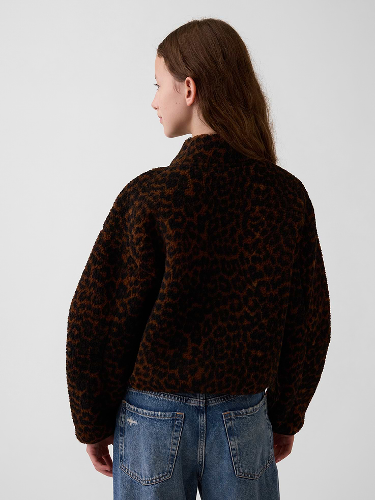 L'image numéro 3 présente Veste décontractée en sherpa pour Enfant