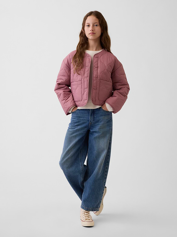 Kids Recycled Lightweight Quilted Jacket