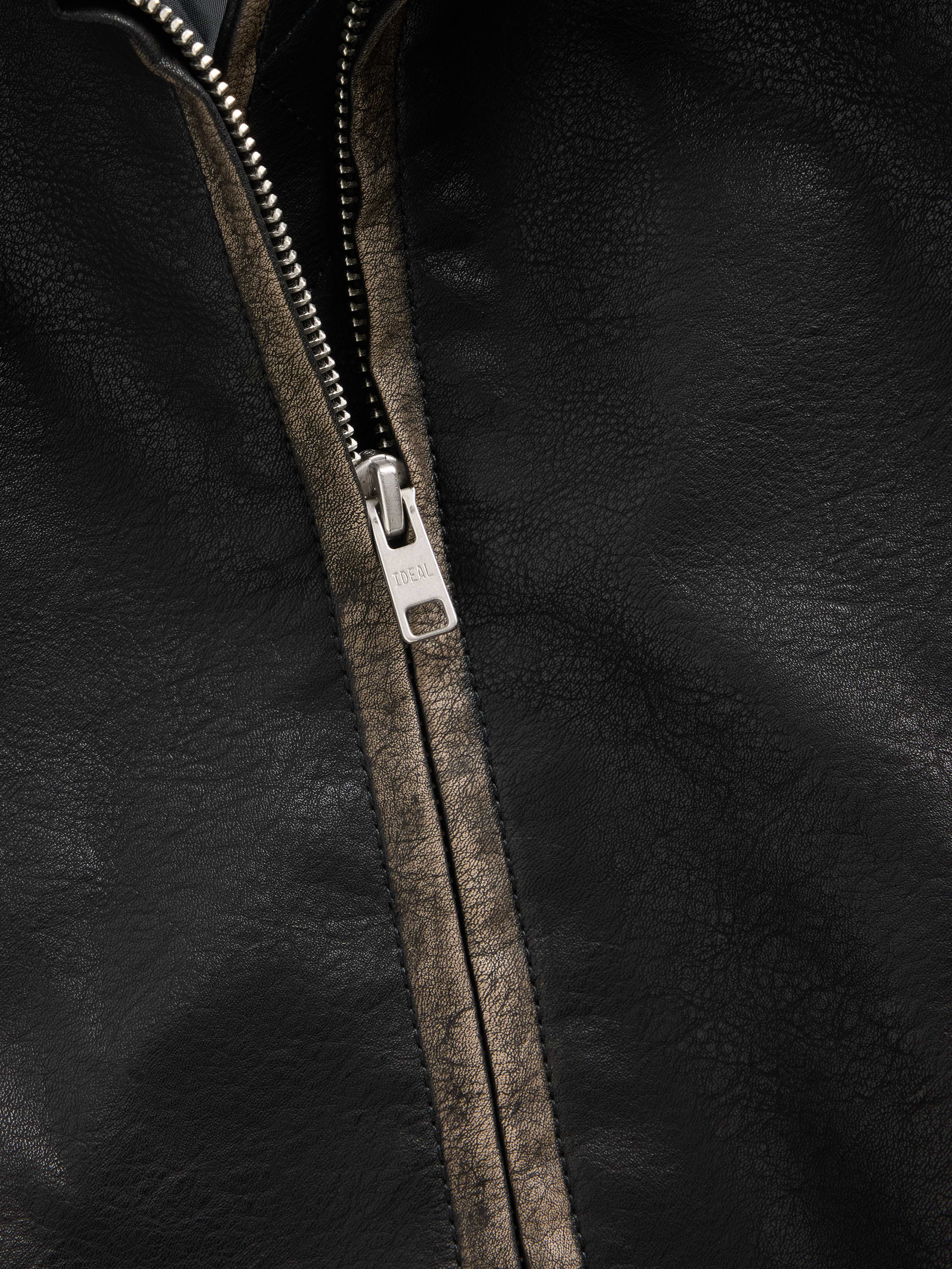 Image 5 of 6, Kids Vegan Leather Bomber Jacket