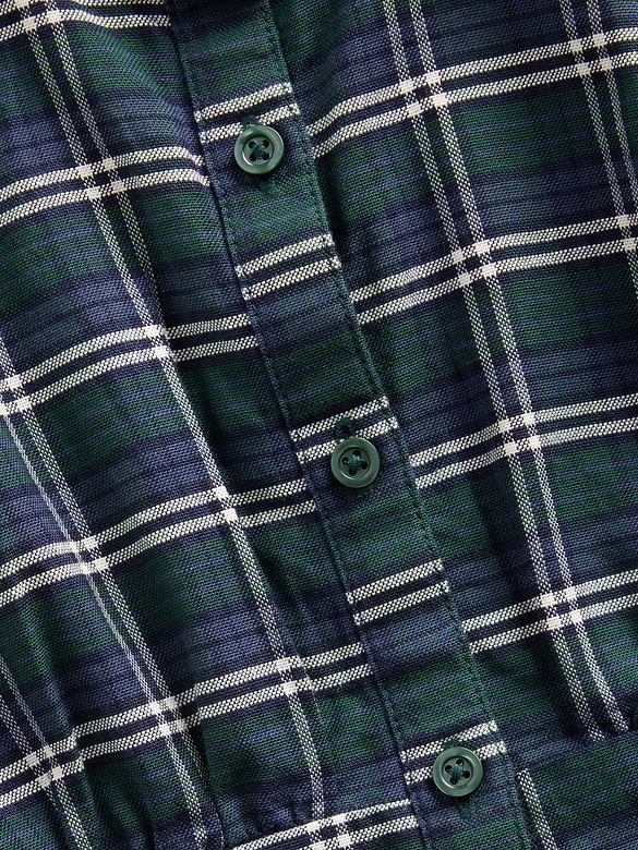 Kids Fitted Button-Front Top