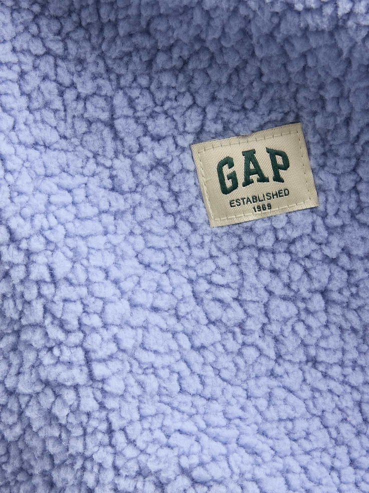 L'image numéro 6 présente Veste décontractée en sherpa pour Enfant