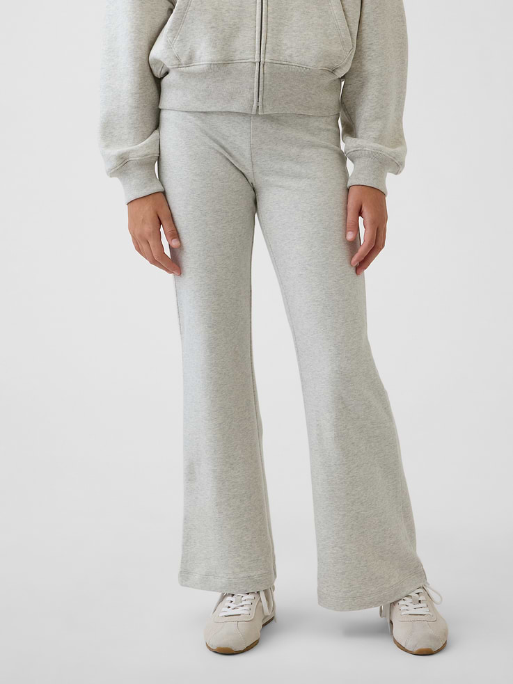 L'image numéro 3 présente Pantalon évasé en jersey bouclette de modal pour Enfant