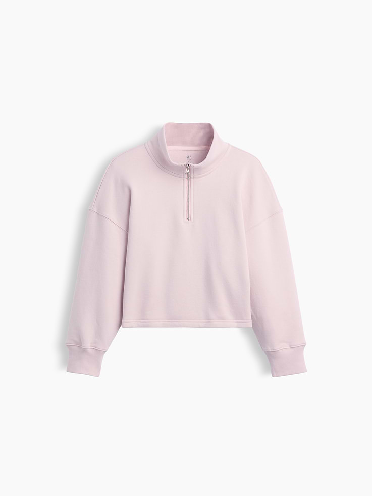 Image number 5 showing, Kids VintageSoft Oversized Quarter-Zip Pullover