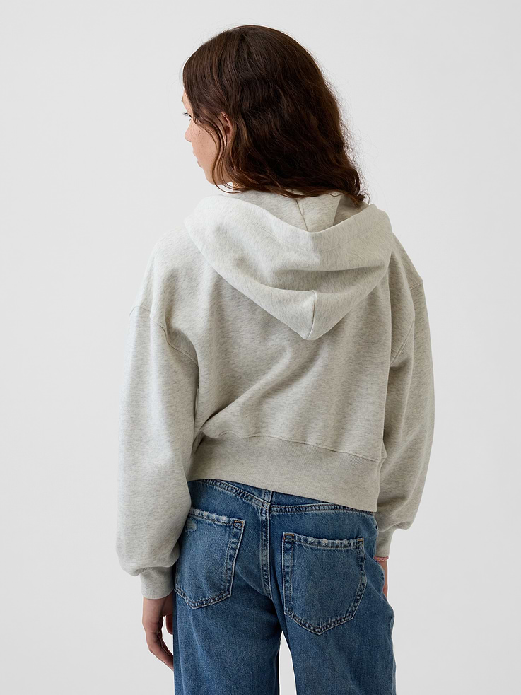 Image number 3 showing, Kids VintageSoft Oversized Logo Zip Hoodie