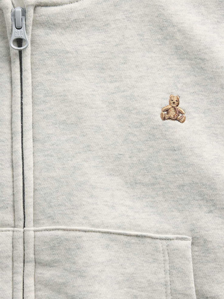 Image number 4 showing, Kids VintageSoft Oversized Logo Zip Hoodie