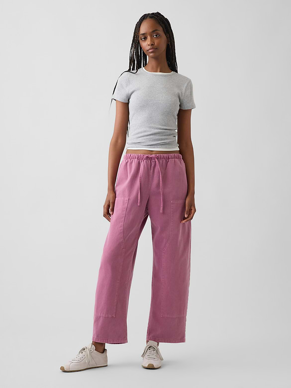 Easy Double-Knee Barrel Pants