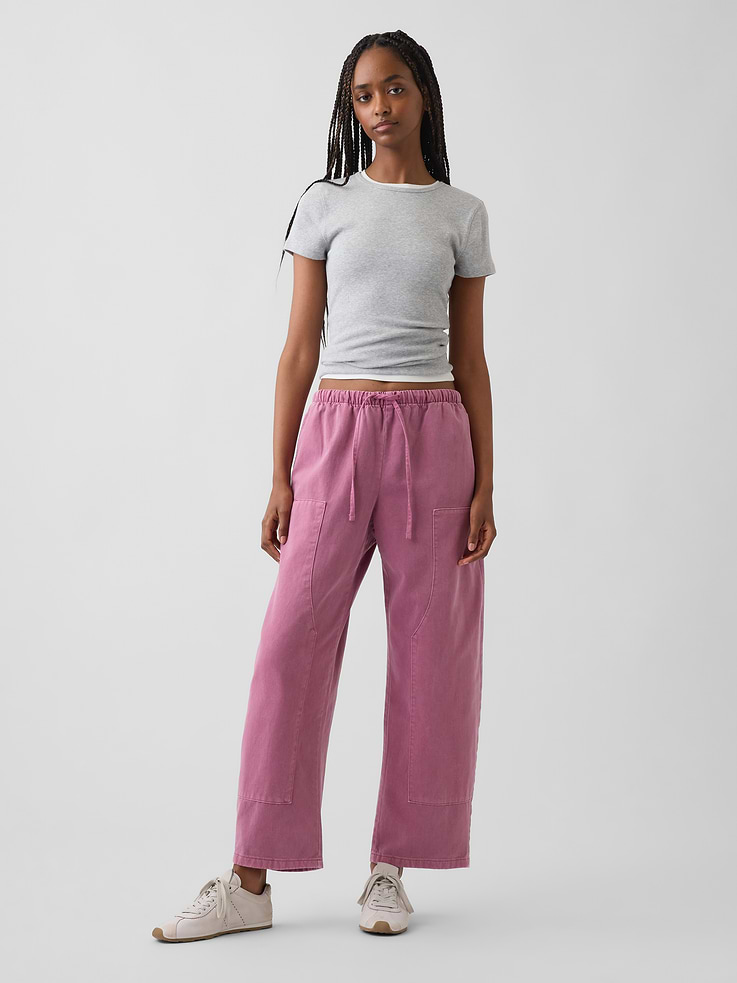 Image number 1 showing, Easy Double-Knee Barrel Pants