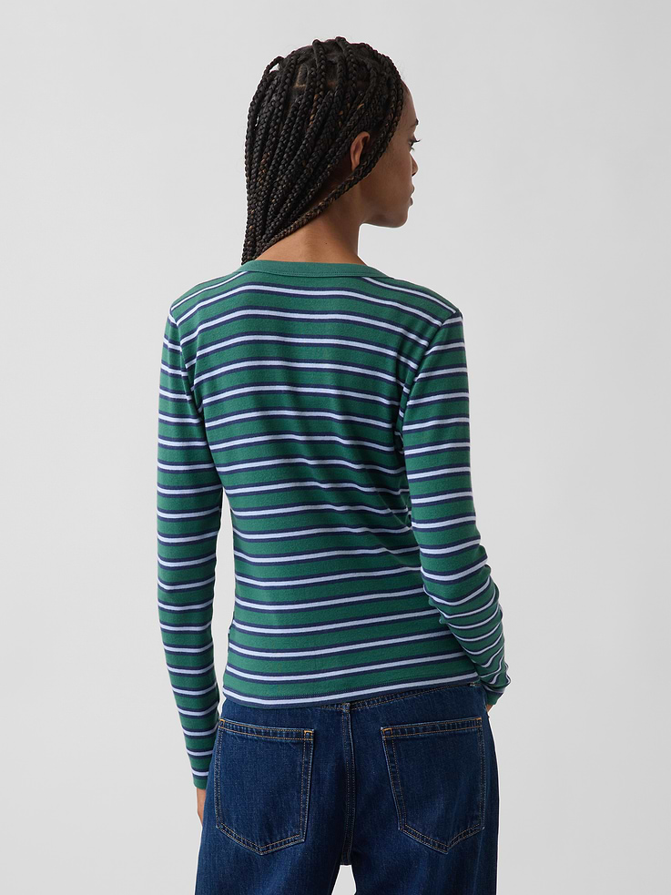 Image 3 of 5, Modern Crewneck Cardigan