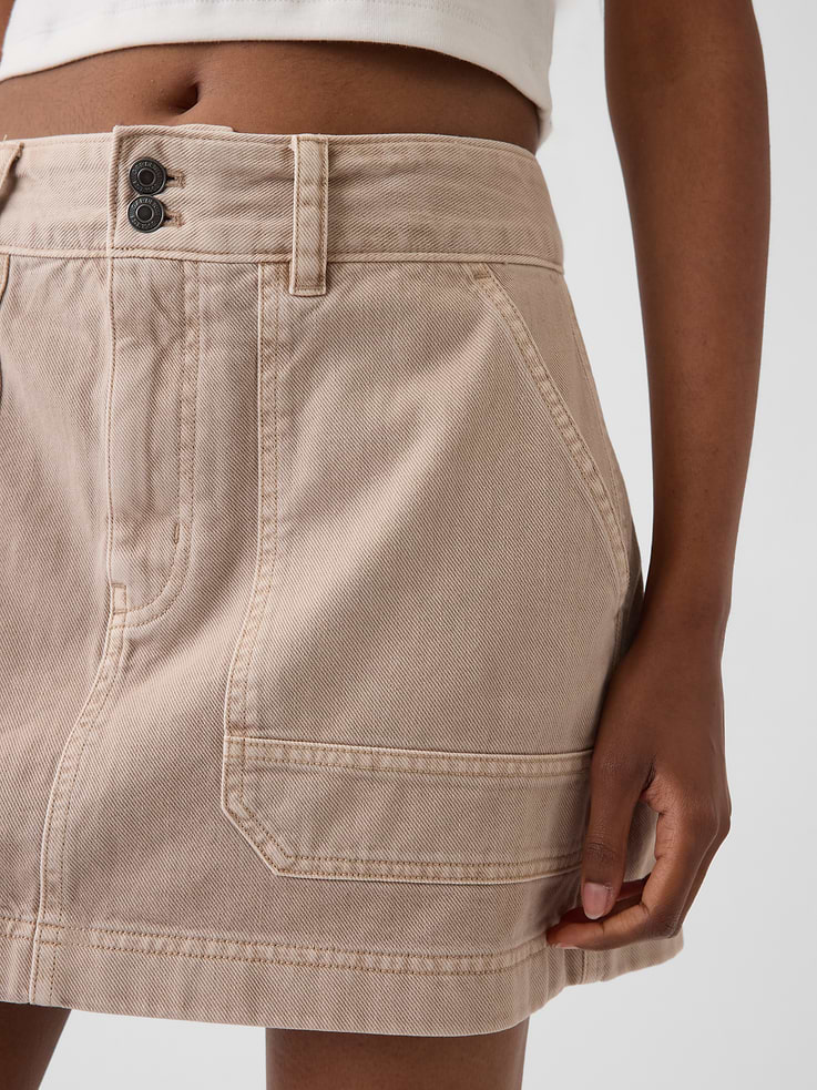 Image number 4 showing, High Rise Mini Utility Skort