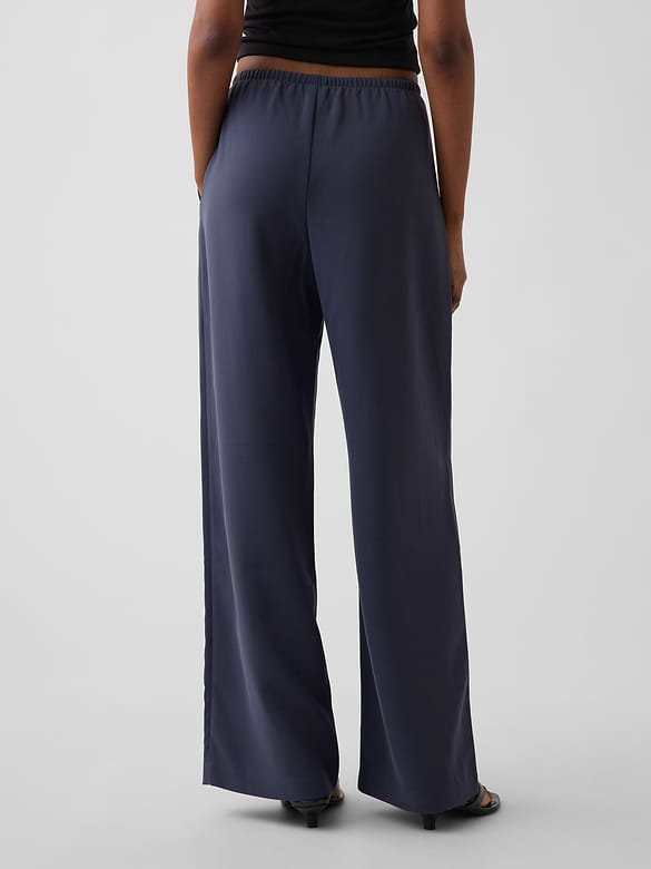 Easy Wide-Leg Pants