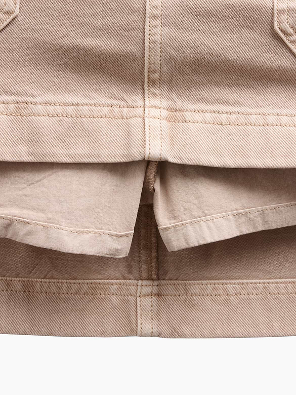 High Rise Mini Utility Skort