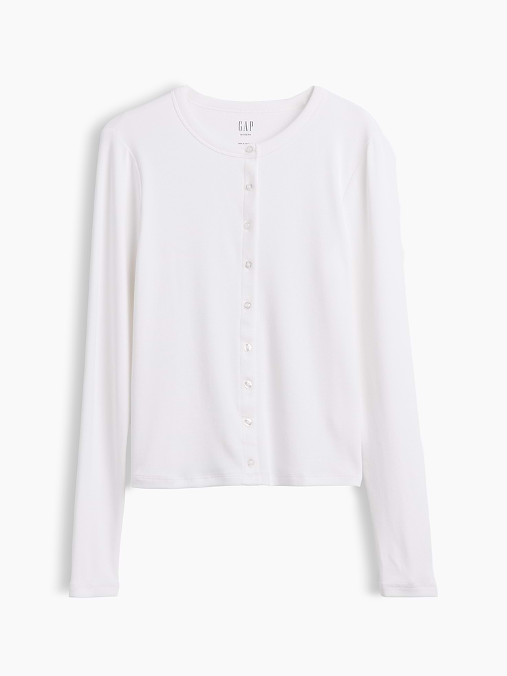 Image number 2 showing, Modern Crewneck Cardigan